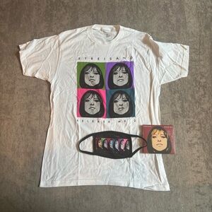 Barbara Streisand Release Me 2 Merch Bundle T-shirt Top Short Sleeve CD Music